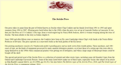 Desktop Screenshot of jericho-press.com